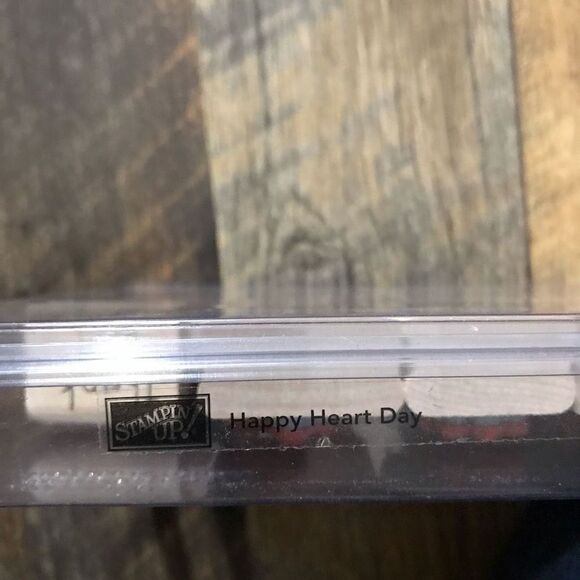 Stampin up Happy Heart day rubber stamps set of 7 in package valentines - Picture 3 of 3